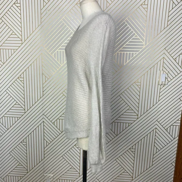 Sundance Catalog Wool Mohair Knit Beige Ribbed Sweater Size US‎ Large - Image 7