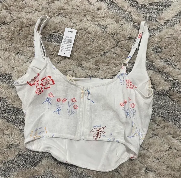 PacSun Corset Crop LA Hearts Top - Image 2