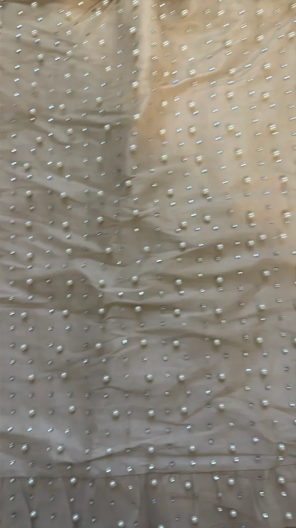 Bridal Sequin Dress Gold Size 11/12 - Image 3