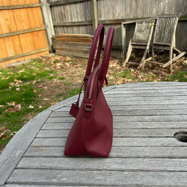 Kate Spade‎ Cameron Street Margot Red/Maroon Saffiano Leather Satchel - Image 6