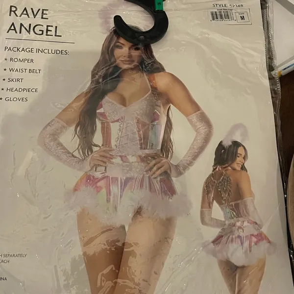 NEW Starline Rave Angel Costume Size Medium - Image 7
