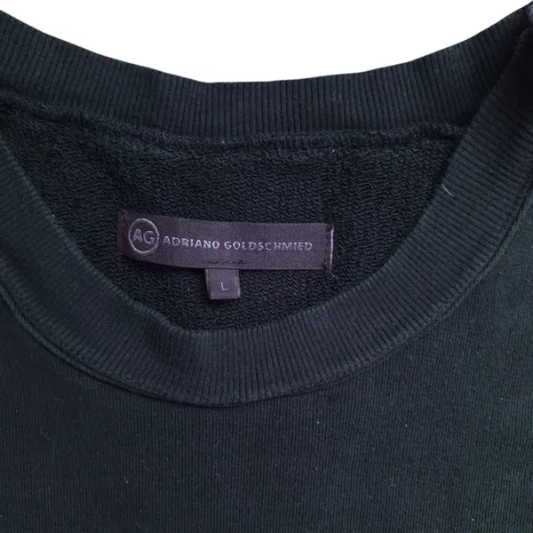 AG Adriano Goldschmied Sweatshirt Womens Large Button Shoulder Pullover USA - Image 4
