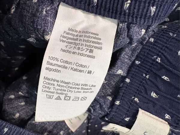 J. Crew Classic pajama pant Navy sailboat print Pajama Pants medium - Image 5