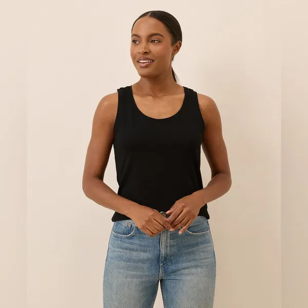 NWOT Pact Organic Luxe Stretch Jersey Tank - Image 3