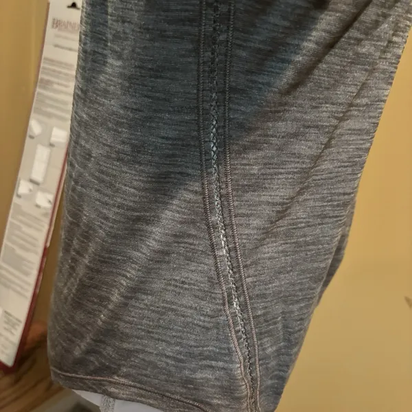 Lululemon On the Run Long Sleeve Top Heathered Grey/Black Women's‎ Size 6 - Image 3
