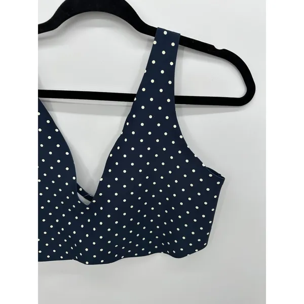 Parade C3 Invisible Wireless Bra Navy Blue Polka Dot Women‎ 38DD Bralette CO2 - Image 4