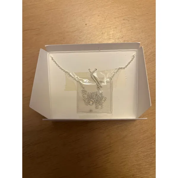 New Women’s or Girls Silver Plated 2 Charms Heart ❤️ & Faux Diamond 💎Necklace🤩 - Image 5