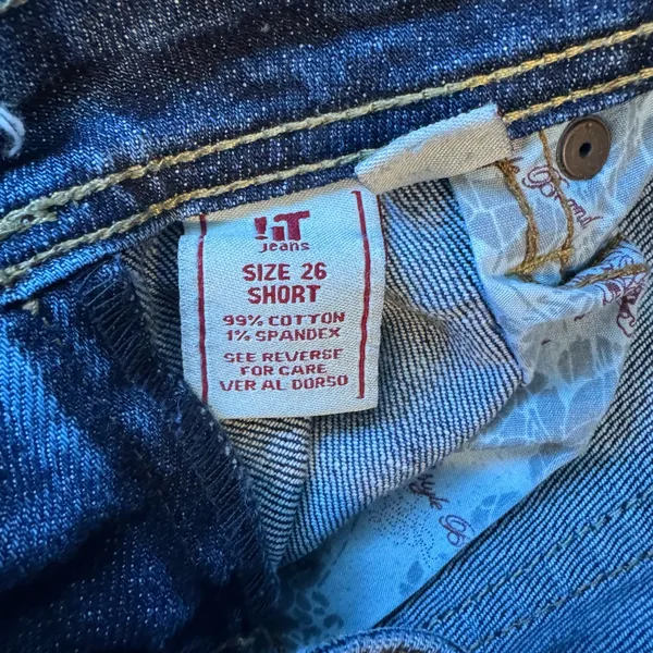 IT Los Angeles Hottie Jeans‎ Size 26 Short - Image 5