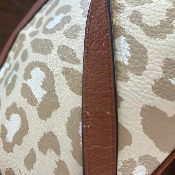 Born b.o.c.‎ Crossbody Bag Leopard Print Adjustable Strap Cheetah Purse Neutral - Image 16