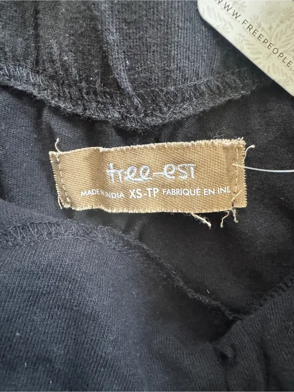 Free People Sarong wide pants in black NEW - Image 5