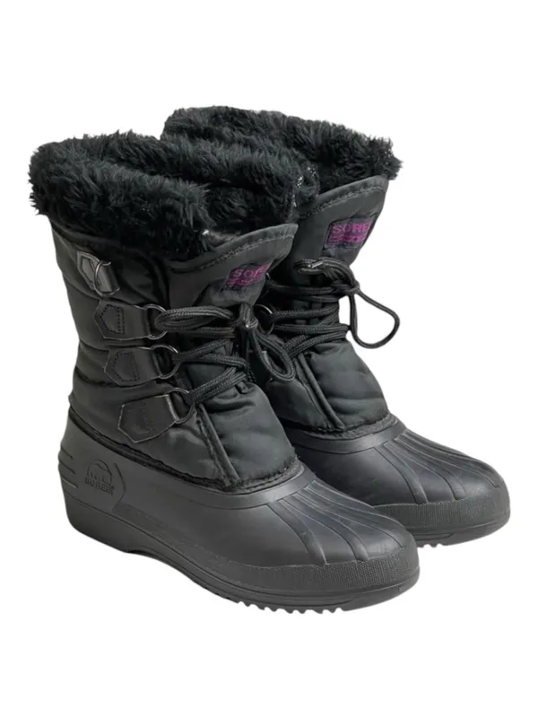 Vintage: Sorel x Kaufman ★ Canada Nylon Snow Waterproof Duck Boots ★ Black ★ 6M - Image 8