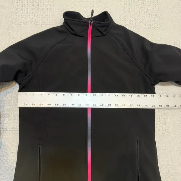 Ideology small full zip softshell jacket active fleece lined C 2810 - Image 5