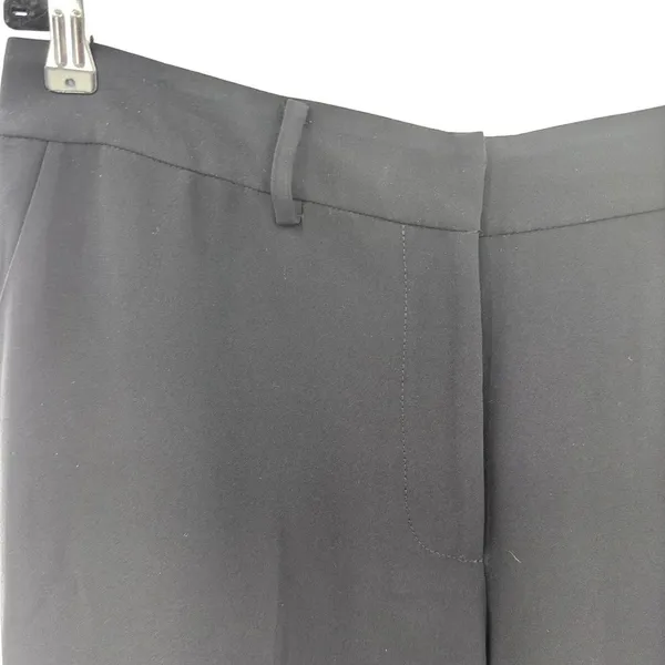 Amanda Uprichard‎ Trouser Dress Pants Cropped Capri Classic Black Size Large - Image 3