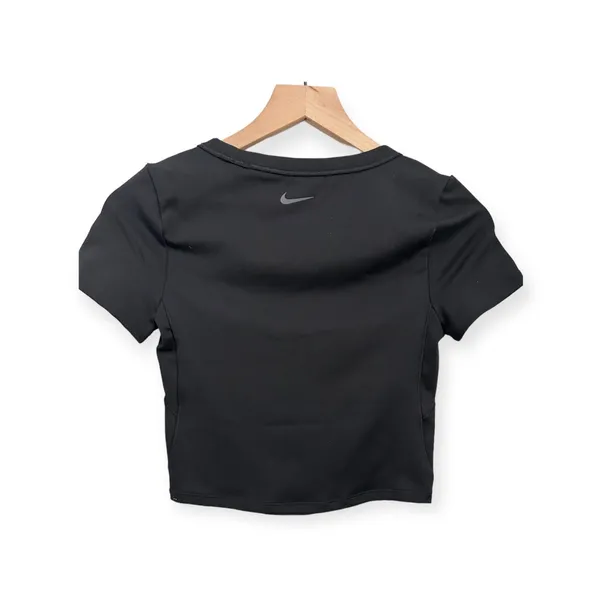 Nike One Fitted Women's Dri-FIT Short-Sleeve Cropped Top BLACK Small NWT - Image 8
