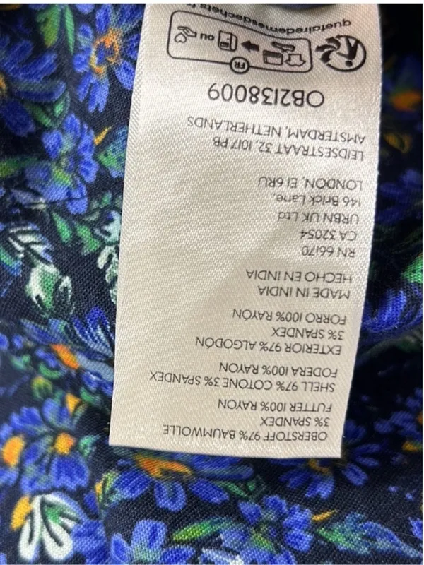NWT Free People The Avenue Floral Cotton Babydoll Cottagecore whimsy Dress NEW - Image 9