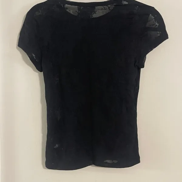 Nobo Y2K New York Graphic Burnout Tee Black Size S 2000’s Grunge Cyber Punk Alt - Image 4