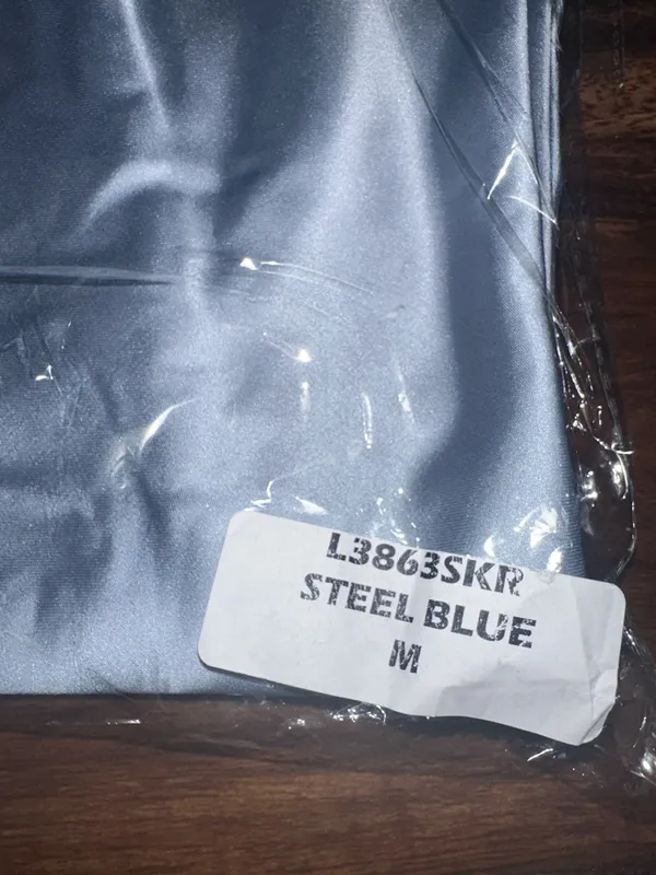 NWT Renee C. Satin A-Line Maxi Skirt in Size Medium - Image 3