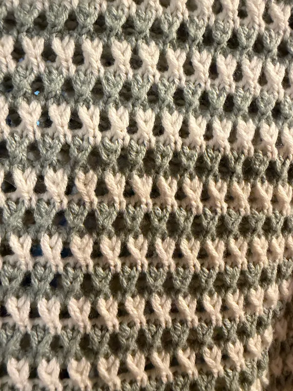 Sincerely Jules Crochet Striped Tank Top – Size Small - Image 2
