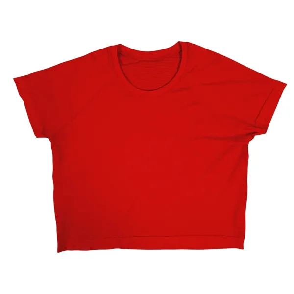 Lululemon Swiftly Tech Cropped Tee 2.0 Size 10 Red Running Training Gyn Fitness - Image 2