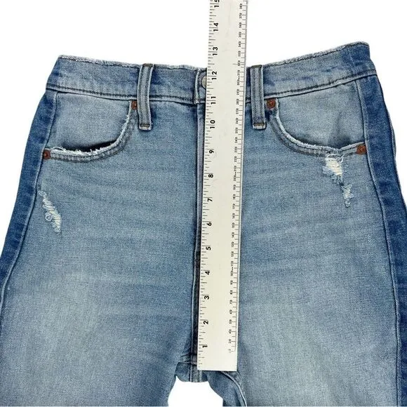 Abercrombie Zoe Natural Rise Ankle Straight Leg Jeans Light Wash Size‎ 6 / 28 - Image 4