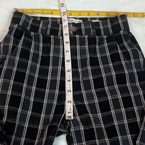 Hollister High Rise Straight Leg Pants Extra Small Pockets Multi Straight Leg - Image 5