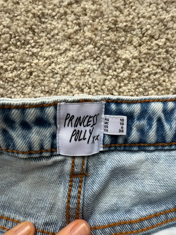 Princess Polly Denim Shorts - Image 4