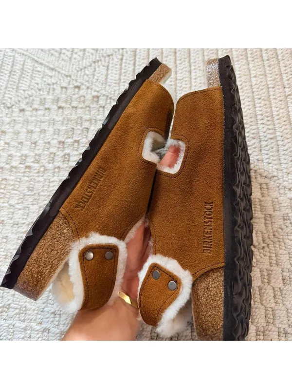 Birkenstock Milano Shearling Sandals - Image 10