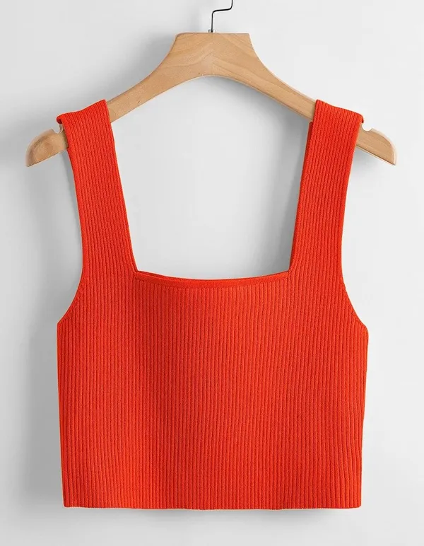 Amazon Square Neck Knit Tank - Image 2