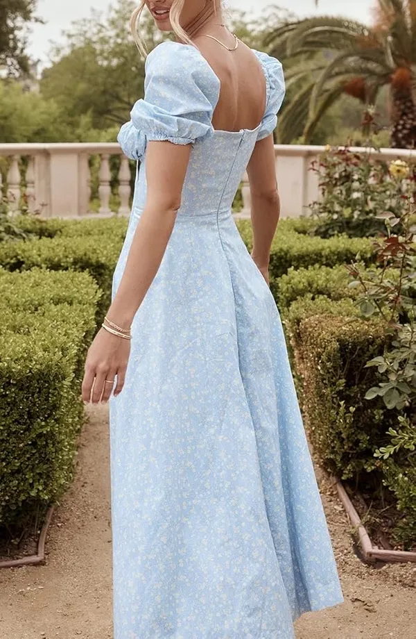 Puff sleeve dress - Image 4