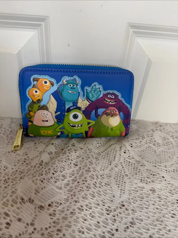 NWOT Loungefly Disney Pixar monster scare games Oozma Kappa zip around wallet - Image 2