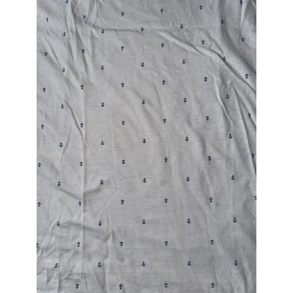 Old Navy Women's White Blue Anchors Soft Wash Short Sleeve Tee Size‎ XL - Image 3