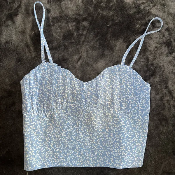 Princess Polly Tiarnie Top in Blue Size 6 - Image 7