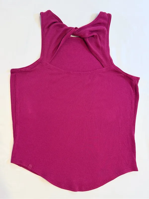 Lululemon Modal Silk Twist-Back Yoga Tank Top – Magenta Purple – 6 - Image 7