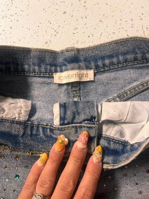 Jean shorts Blue - Image 2