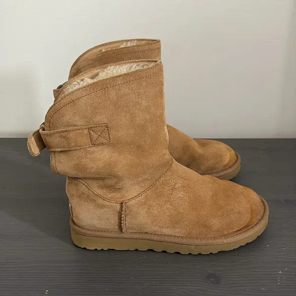 UGG Remora Chestnut Buckle Winter Boot Size 7‎ - Image 9