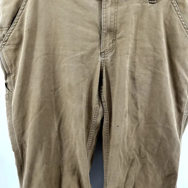 Carhartt Rugged Flex Original Fit Crawford Pants Straight Canvas Khaki Tan 16T - Image 5