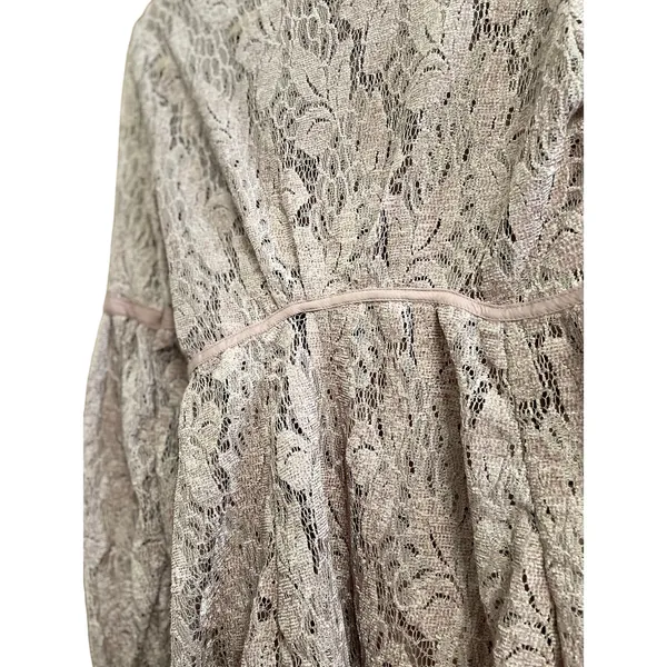 Free People Ruby Lacy Mauve Dress Small - Image 5