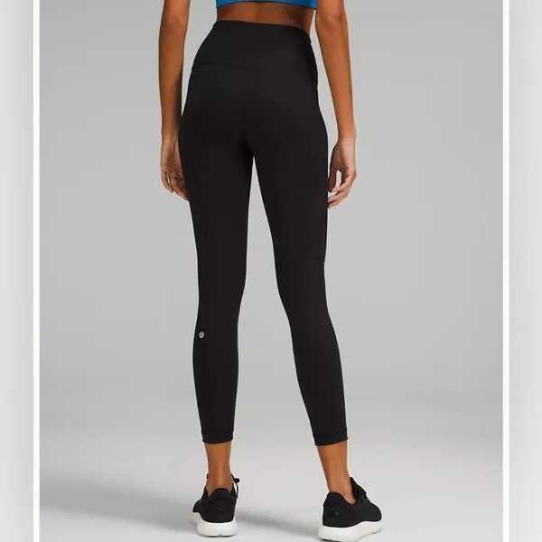 Lululemon Wunder Train leggings 25” HR size‎ 4 in black - Image 2