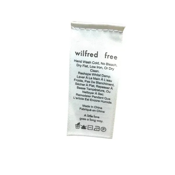 Aritzia Wilfred Free Tan Open Front Fuzzy Chunky‎ Cardigan Alpaca Wool Size XS - Image 7
