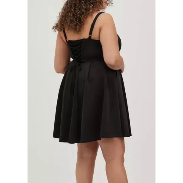 Torrid Mini Scuba Skater Dress Built In Shapewear Sz1/1X NWT - Image 2