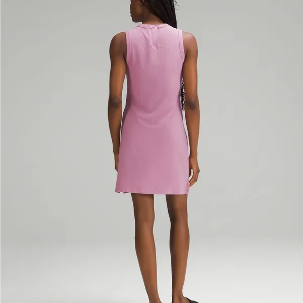 Lululemon Classic Fit Cotton Blend Dress Size 4 Velvet Dust SOLD OUT ONLINE - Image 2