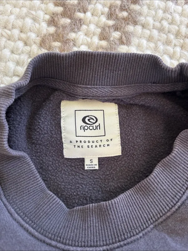 Rip Curl Graphic Crewneck Sweatshirt - S - Image 3