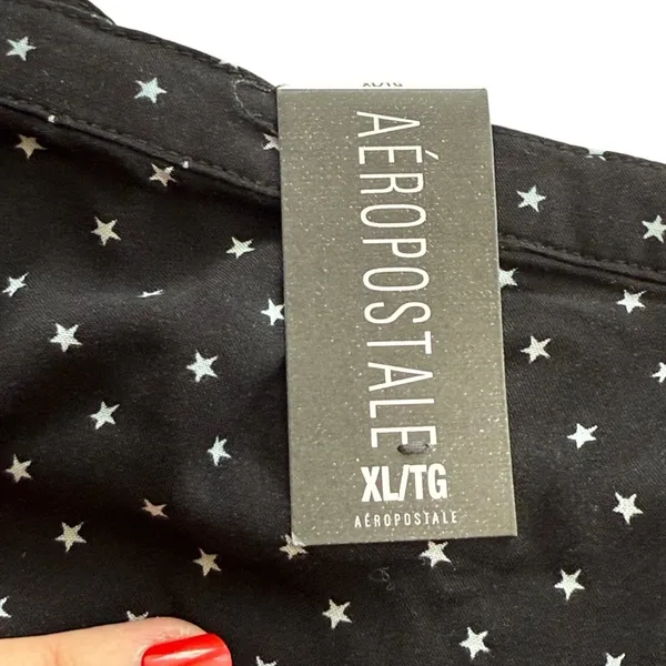 Aeropostale Star High Waisted Button Front‎ Mini Skirt XL Americana Y2K 90s NWT - Image 4