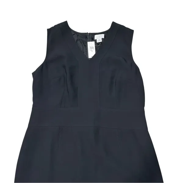 NEW Ann Taylor Loft Black V Neck Sleeveless Sheath Dress Plus size 14 - Image 3