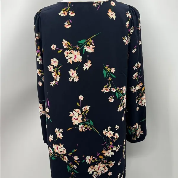 Lulu's Herbaceous Babe Navy Floral Shift Large Dress - Image 5