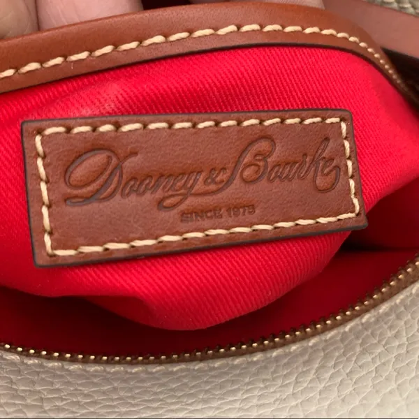 New Dooney & Bourke Janie‎ Leather Bone tote bag handbag - Image 6