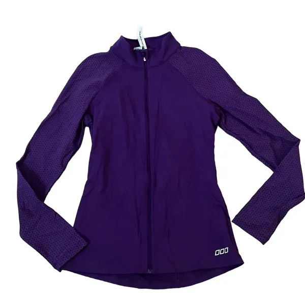 Lorna Jane Women's Purple Full Zip Activewear Jacket Size S Running Hiking Gym - Image 3