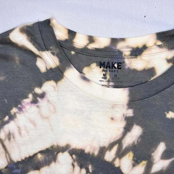 Grey Tie Dye Tee Gray Size M - Image 3