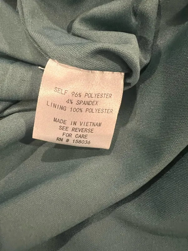Birdy Grey Seafoam Long Creep Dress Mefium - Image 7