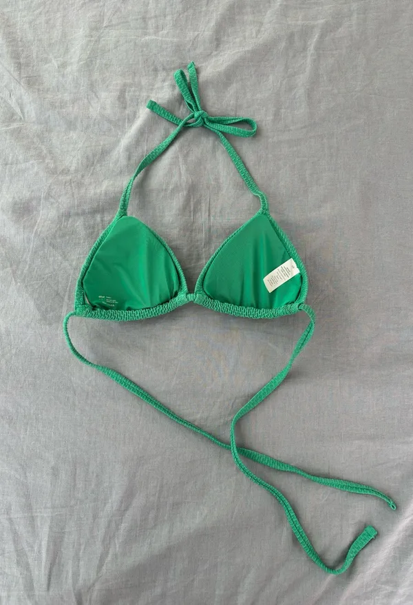 Aerie Green Triangle Bikini Top - Image 3